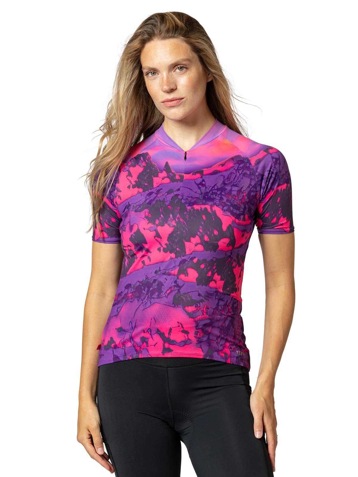 SOLEIL SS JERSEY BEARTOOTH FUCHSIA