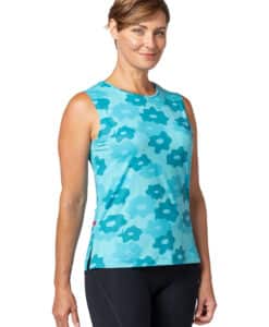 Alternative view of SOLEIL SPLIT TANK BLUE DAISY