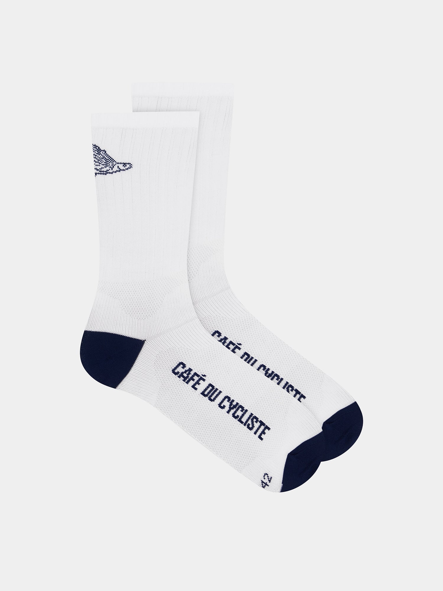 CYCLING SOCKS GRAVEL FLYING FISH WHITE