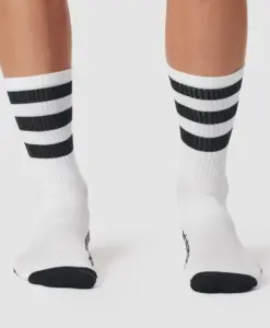 CYCLING SOCKS SKATE WHITE BLACK – Bild 4