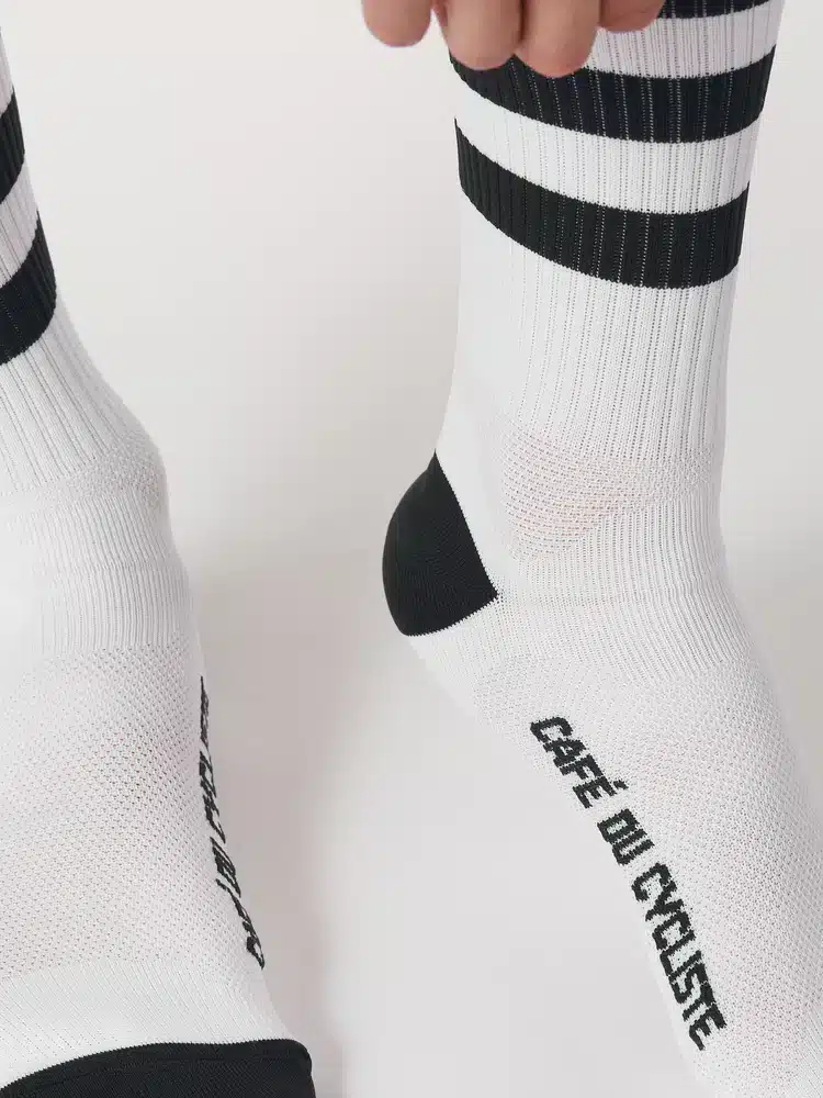 CYCLING SOCKS SKATE WHITE BLACK – Bild 2