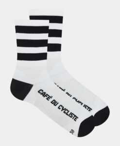 CYCLING SOCKS SKATE WHITE BLACK