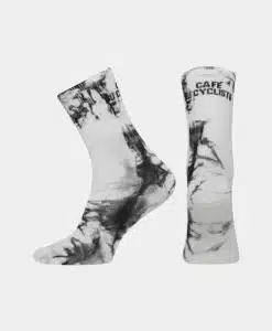 Alternative view of CYCLING SOCKS TIE DYE BLACK