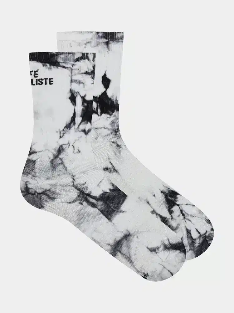 CYCLING SOCKS TIE DYE BLACK