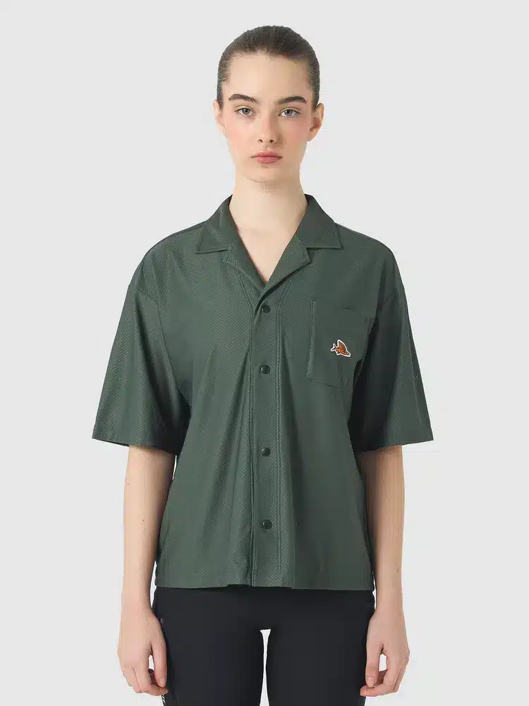 GLADYS SS SHIRT KHAKI – Bild 3