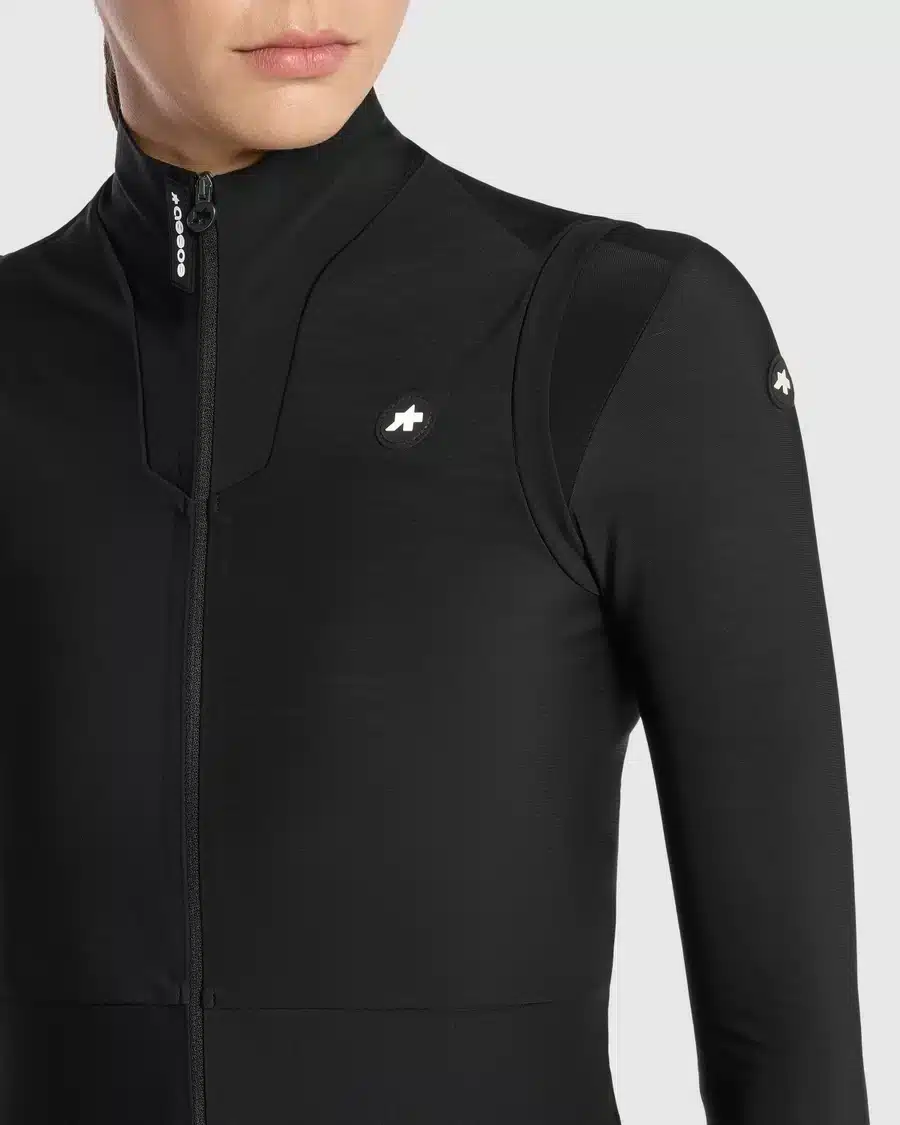 DYORA R SPRING FALL GILET S11 BLACK